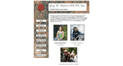 Desktop Screenshot of guywdunncpa.com